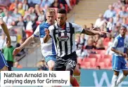  ?? ?? Nathan Arnold in his playing days for Grimsby