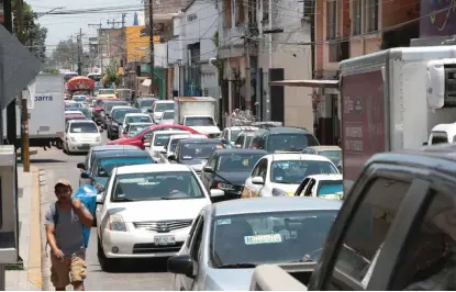  ?? ARCHIVO ?? En un día de fin de semana ingresan unos 6 mil vehículos a la zona centro de la ciudad.