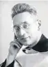  ??  ?? The Rev. Michael Driscoll, top, holds a relic containing a small piece of black cloth from Titus Brandsma’s habit. Brandsma, above, was killed by the Nazis during World War II. While praying, Driscoll touched the relic to areas of skin where he had...