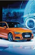  ?? Foto: Johannes Eisele, afp ?? Audi präsentier­t sich auf der Automesse in Shanghai.