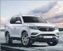  ??  ?? New SsangYong Rexton 4x4.