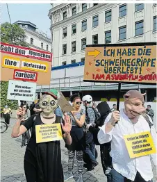  ??  ?? Seit April finden in Wien Demos gegen Corona-Maßnahmen statt