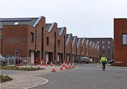  ?? ?? Houses under constructi­on at the Brabazon developmen­t