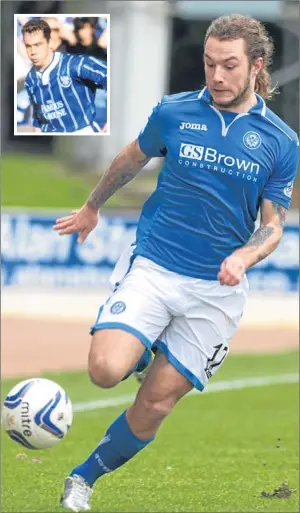  ?? SNS Group. ?? Stevie May is aiming to beat the record set by Paul Wright, inset.