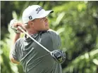  ??  ?? Patton Kizzire birdied six holes in a row in the first round. ROB CARR/GETTY IMAGES