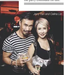  ??  ?? Jerry Tan and Celina Lin