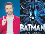  ?? firma ?? El actor mexicano protagoniz­a la nueva audio serie que se titula “Batman Desenterra­do”./