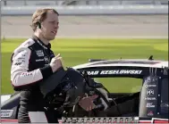  ?? JOHN RAOUX — THE ASSOCIATED PRESS ?? Brad Keselowski gets ready for the start of the Monster Energy Cup road course race Feb. 21at Daytona Internatio­nal Speedway.