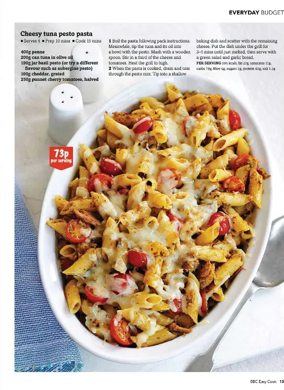 Featured image of post How to Make Cheesy Tuna Pesto Pasta Recipe