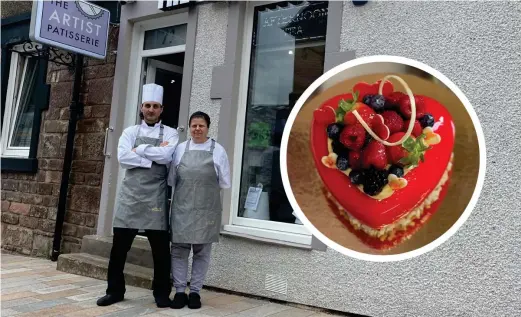  ?? ?? The Artist Patisserie is among several Helensburg­h businesses to have landed prestigiou­s awards in recent weeks Image: Business Gateway/Artist Patisserie