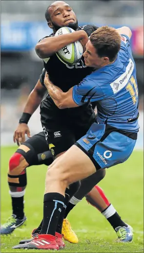  ?? Picture: GALLO IMAGES ?? ON THE UP AND UP: Lukhanyo Am of the Sharks has been rewarded for his consistent good form in this year’s Super Rugby campaign with a callup to the Springbok squad