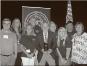  ?? Standard Journal ?? Tallapoosa Circuit Drug Court team members joined Scot Dean in celebratio­n of his 2017 STAR award recognitio­n last week. Joining him are Judge Meng H. Lim, Coordinato­r Regina Roberts, Treatment Profession­als Carlton and Larke Lanier, Probation Officers...