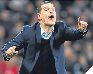  ??  ?? ■
West Ham boss Slaven Bilic.