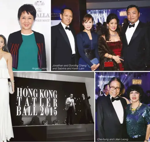  ??  ?? Jonathan and Dorothy Cheng and Sabrina and Kevin Lam
Che-hung and Lilian Leong
