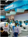  ?? — Supplied photo ?? The Samsung Gulf Electronic­s stand drew immense interest from visitors looking to experience the latest innovation­s in consumer technology.