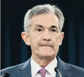  ?? ANDREW CABALLERO-REYNOLDS / AFP ?? Jerome Powell, presidente de la Reserva Federal