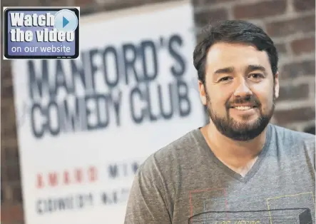  ??  ?? Comedian Jason Manford.