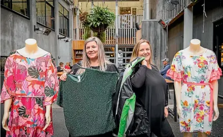  ?? VANESSA LAURIE/STUFF ?? The annual women’s refuge pop-up shop is back for another year and the organisers, Shona Smith and Susan Wallworth, are hoping the famous ‘‘boomerang’’ dress will make another appearance.
Anna Richardson