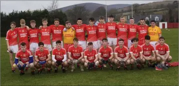  ??  ?? The Kilaveney football team who defeated Shamrocks in the under-20 ‘A’ semi-final.