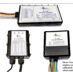  ??  ?? Dhruv-Track Kool employs certified (and calibrated) sensors which enable precision temperatur­e value and tracking.