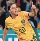  ?? RICK RYCROFT/AP FILE ?? Australia’s Sam Kerr suffered ACL damage in January.