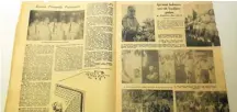  ?? FEDRIK TARIGAN/JAWA POS ?? REKAMAN SEJARAH: Kliping koran tentang Asian Games 1962 di Jakarta.