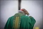  ?? INTI OCON — THE ASSOCIATED PRESS FILE ?? Nicaraguan Cardinal Leopoldo Brenes presides over Mass at the Metropolit­an Cathedral in Managua on Feb. 12.