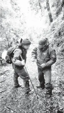  ??  ?? El EXTRAVÍO de estas personas originó un operativo por parte de Carabinero­s en los sectores de Antuco, Alto Bío Bío y Polcura.