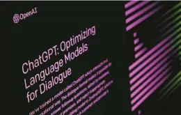  ?? LEON NEAL/GETTY ?? OpenAI’s online chatbot ChatGPT made its debut in December. One estimate said the emergent technology was used by about 100 million people in January.