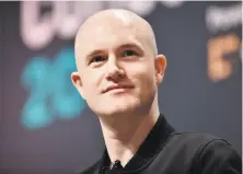  ?? Steven Ferdman / Getty Images 2019 ?? Brian Armstrong, CEO of Coinbase, a cryptocurr­ency trading service in S. F., has tamped down on political speech at work.