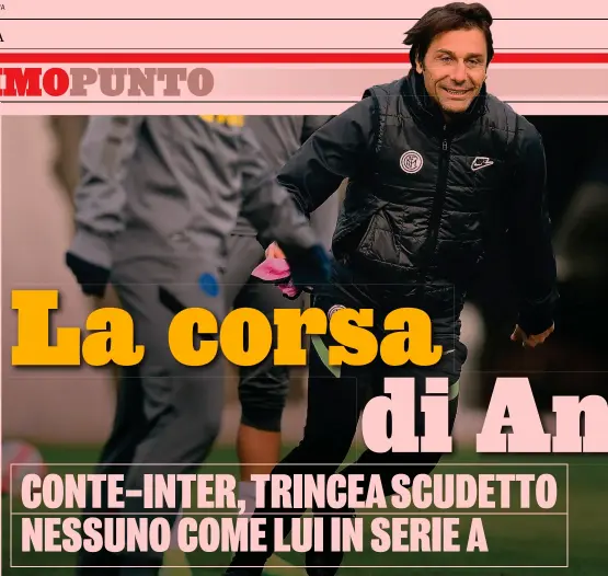  ?? GETTY ?? Leader
Antonio Conte, 51 anni, guida l’Inter dal 2019. Nel campionato scorso ha chiuso al secondo posto con 82 punti, uno in meno della Juventus campione d’Italia. In Europa è arrivato in finale di Europa League, perdendo con il Siviglia