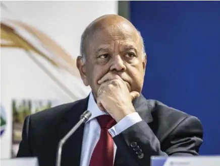  ?? Isithombe: ngu-Abigail Javier ?? UNgqongqos­he uMnu uPravin Gordhan