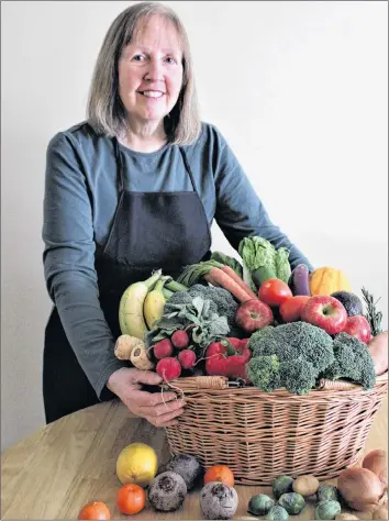  ?? RANDY P. NOSEWORTHY ?? Dietitian Beverley Noseworthy of the Wolfville Nutrition Centre says Valley residents are blessed with healthy options due to the abundance of farmers in the area.