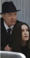  ?? ?? James Spader and Megan Boone in “The Blacklist”