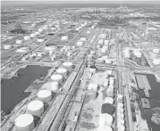  ?? Michael Ciaglo / Houston Chronicle ?? Shutting down chemical plants and refineries is a long, costly process when a major storm threatens. “You can’t turn off a switch and leave,” said Hector Rivero, president of the Texas Chemical Council.