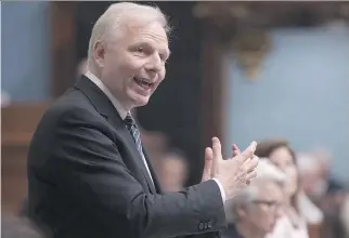  ?? THE CANADIAN PRESS/FILES ?? PQ Leader Jean-François Lisée says Mayor Denis Coderre cannot opt out of laws passed by the National Assembly, even if they affect Montreal more than other parts of the province.