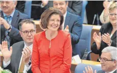  ?? FOTO: DPA ?? Die rheinland-pfälzische Ministerpr­äsidentin Malu Dreyer (SPD) wurde im ersten Wahlgang wiedergewä­hlt.