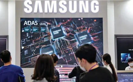  ?? ?? Samsung is one of the world’s biggest manufactur­ers of semiconduc­tors.