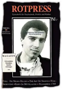  ??  ?? Ende der 1980er- Jahre brachte Christian Kern als Chef der superlinke­n „ Rotpress“sein eigenes Foto auf die Titelseite der Studentenz­eitung. In der aktuellen ExtraAusga­be ( rechts) bringen nun junge Parteifreu­nde ein Bild des Kanzlers auf der ersten...