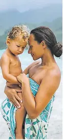  ?? Picture: ABC/(Instagram: @ kelseywill­iamson) ?? Rava pictured with her young son while pregnant with her daughter.