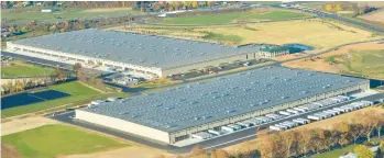  ?? FILE ?? Aerial photo of warehouses in Lower Macungie.