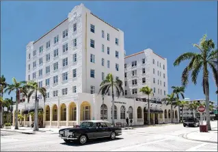  ?? PHOTOS BY ALLEN EYESTONE / THE PALM BEACH POST ?? The Gulfstream Hotel project would transform the 106-room downtown Lake Worth hotel, built in 1925, into an 87-room hotel while also building a five-story hotel annex.