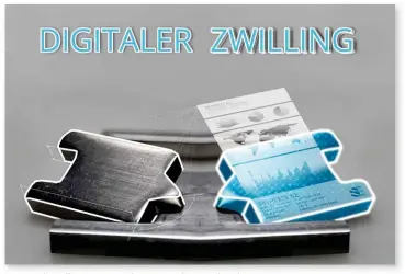  ?? (Bilder: WZL) ?? Der Digitale Zwilling unterstütz­t den Vorgang des Feinschnei­dens.