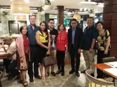  ??  ?? LENA Benedicto with invited guests