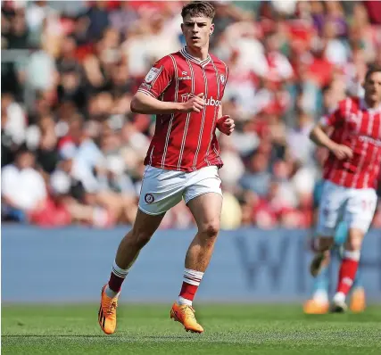  ?? Picture: Will Cooper/JMP ?? Bristol City midfielder Alex Scott during Saturday’s game against Burnley