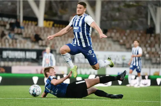  ?? FOTO: MIKKO STIG/LEHTIKUVA ?? Filip Valencic och HJK kammade noll igen.