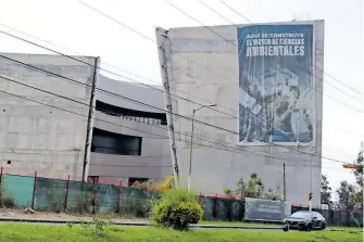  ?? ANTONIO MIRAMONTES ?? El museo de "la discordia" en proceso de construcci­ón.