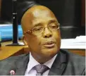  ??  ?? SPEAKING OUT: Aaron Motsoaledi