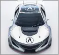  ??  ?? NSX GT3 will race in 2017