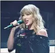  ?? Theo Wargo Getty Images ?? TAYLOR SWIFT’S “Reputation” album helped propel 2017.